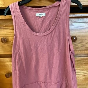Mauve tank top from madewell